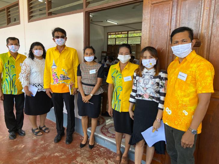 1. หัวหน้ากลุ่มส่งเสริม นำทีมนิเทศติดตามการดำเนินการสอบปลายภาคเรียนที่ 2 ปีการศึกษา 2562
