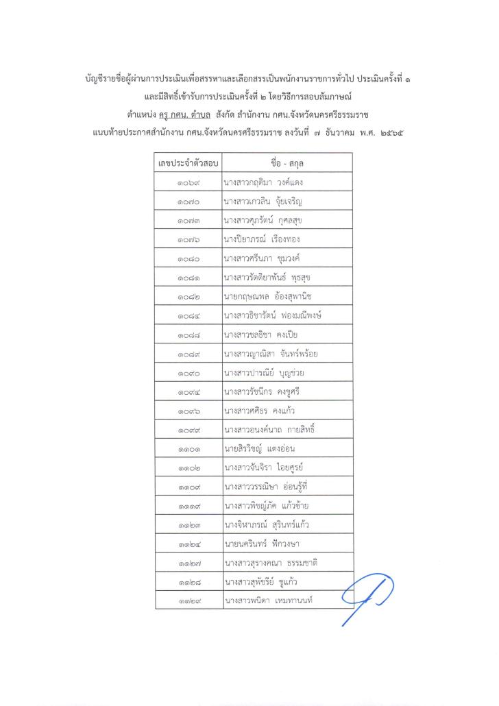 4. รายชื่อผู้ผ่านการประเมินฯ20221207